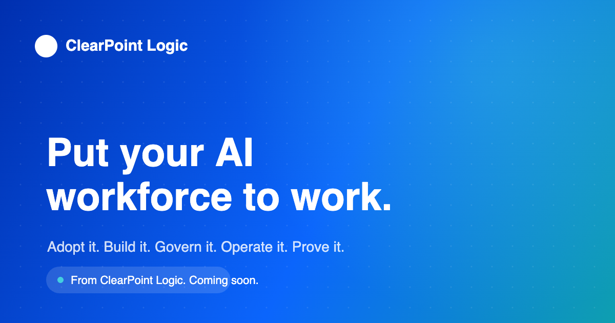 About | ClearPoint Logic